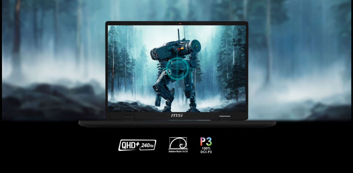 pc gamer msi Crosshair 16 HX AI D2XWGKG - Résolution écran