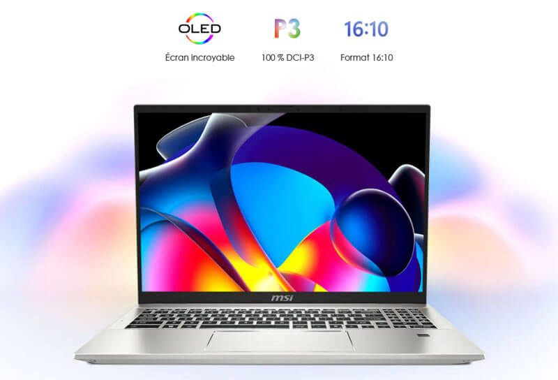 MSI Prestige A16 AI+ A3HMG-004FR | Ecran 16" UHD+