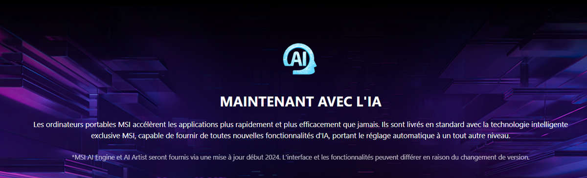 pc portable Stealth 14 AI Studio A1V