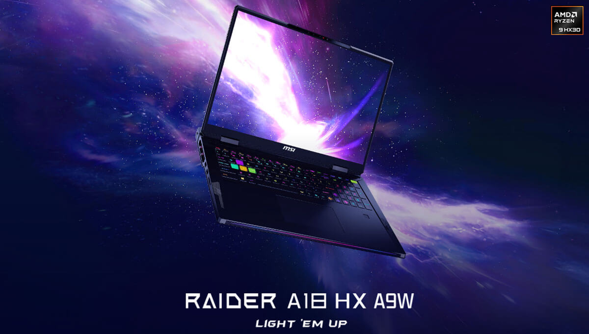 Pc Portable Gamer MSI Raider A18 HX A9WIG-010FR