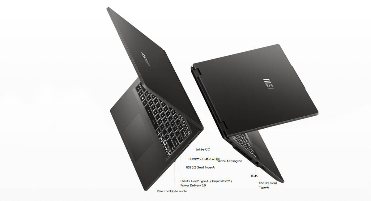 Pc MSI Venture A14 AI+ A3HM - Connectique