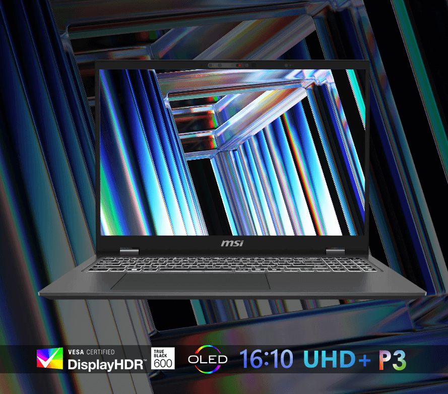 pc msi prestige 16 AI Evo B2HMG- écran 16" OLED UHD+
