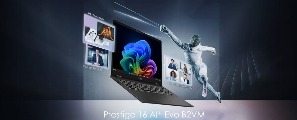 Pc Portable MSI Pro Prestige 16 AI+ Evo B2VMG-003FR