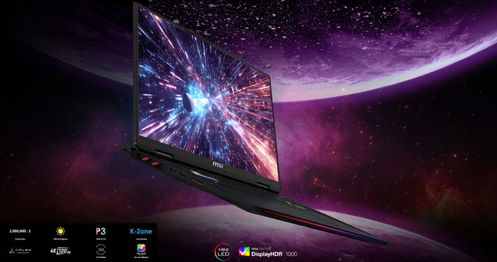 Titan 18 HX AI A2XWJG-214FR | Écran Mini LED 4K @120Hz