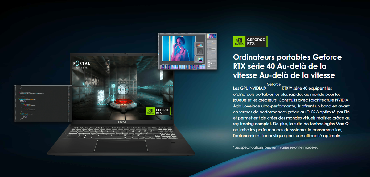 MSI SummitPro 16 AI A2HV |graphique