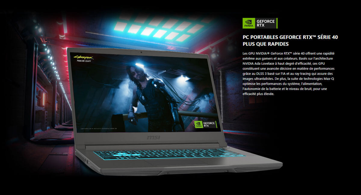 graphique Nvidia RTX 4050