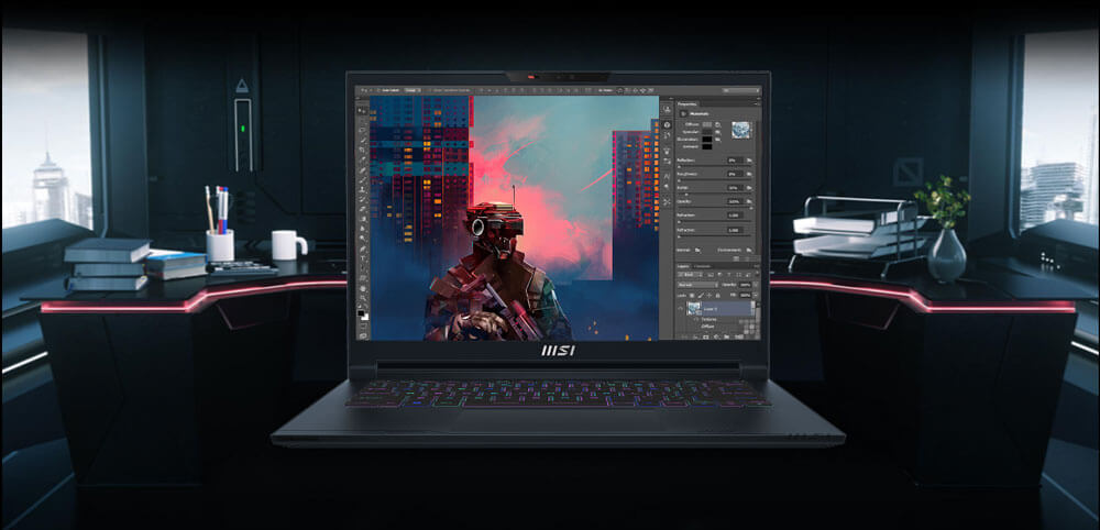 Pc Portable MSI STEALTH 14 STUDIO A13VE-014FR -2