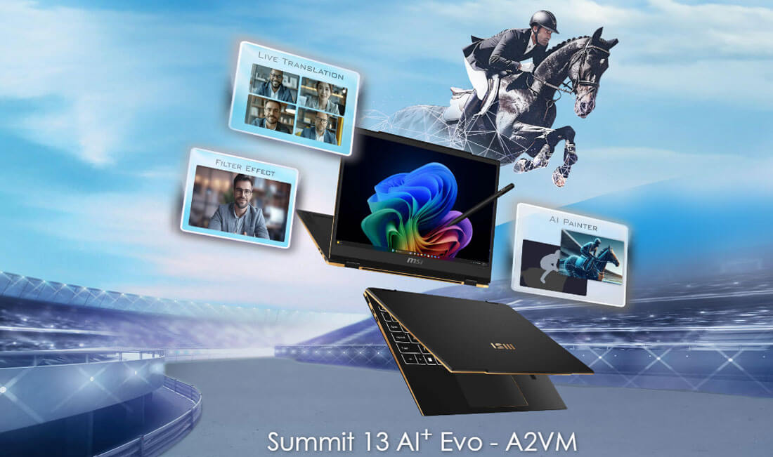 Pc Portable Hybride MSI Summit 13 AI+ Evo A2VMTG-003FR