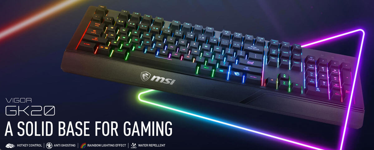 CLAVIER MSI VIGOR GK20