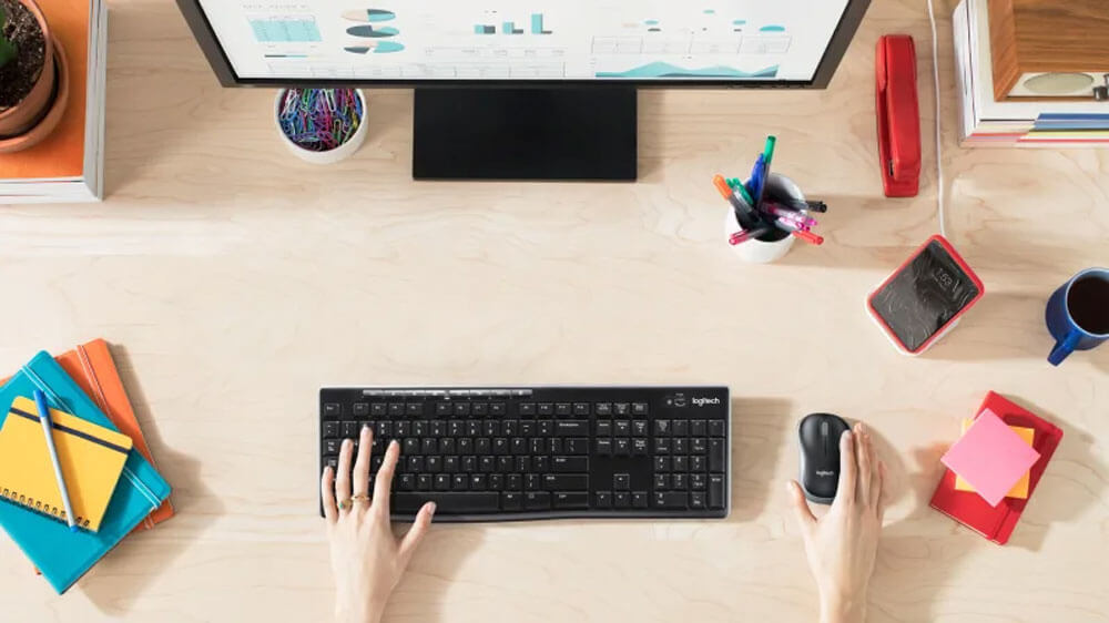 Logitech Wireless Combo MK270 Clavier & souris