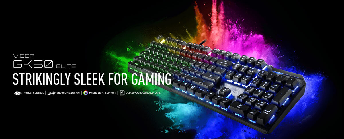 CLAVIER MSI VIGOR GK50 ELITE