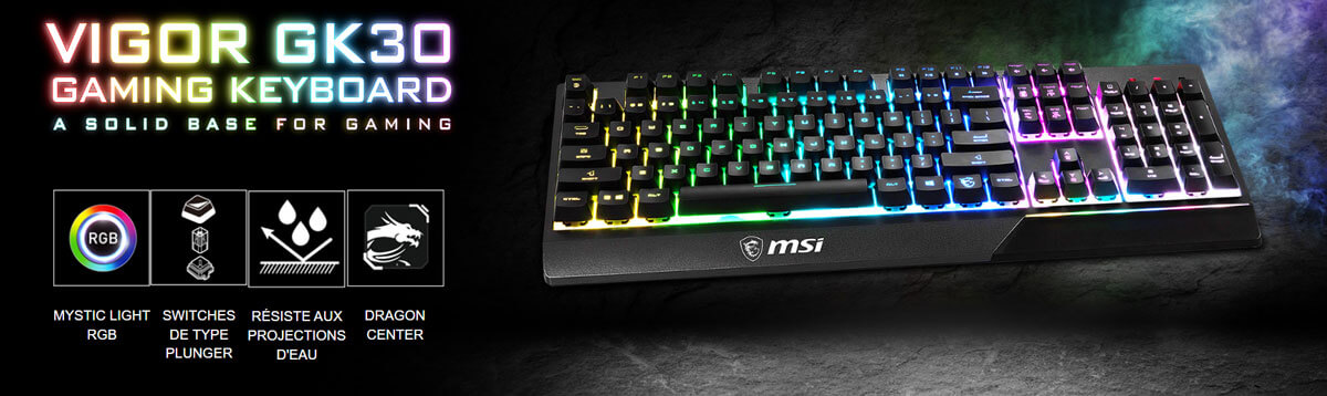 CLAVIER MSI VIGOR GK30