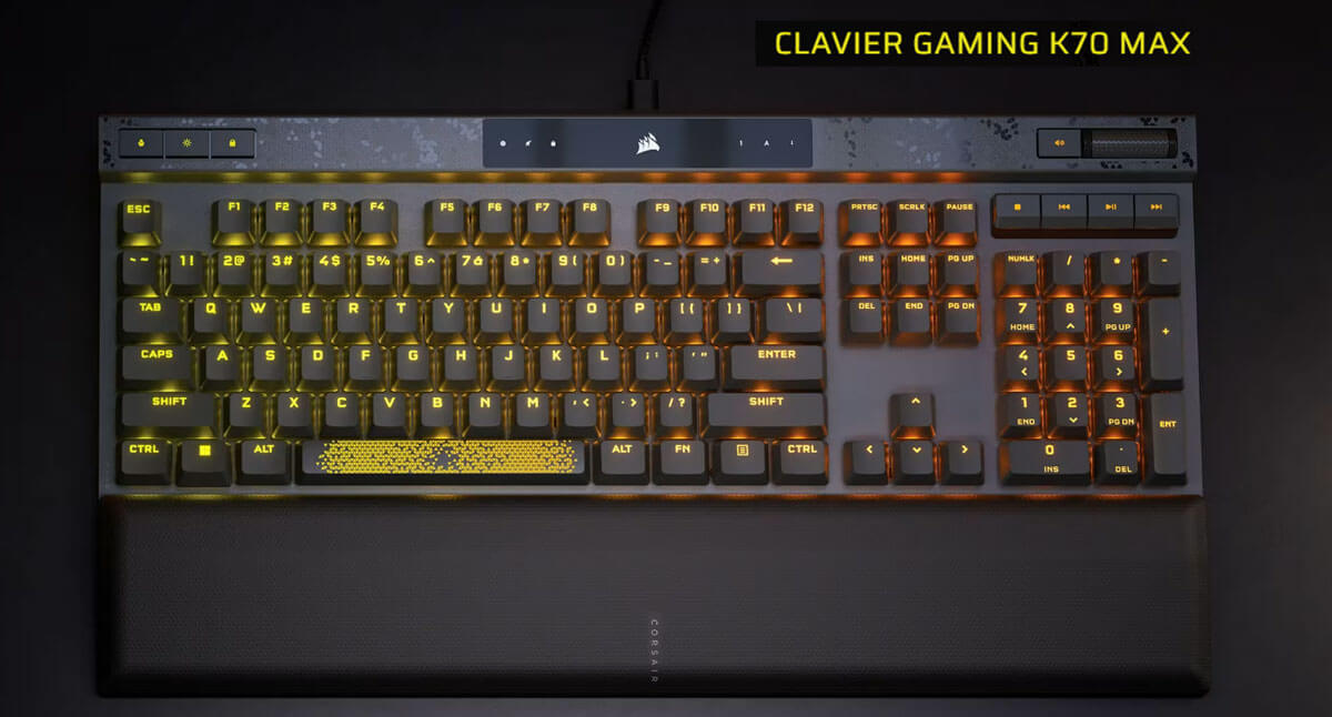 Clavier Corsair K70 MAX RGB